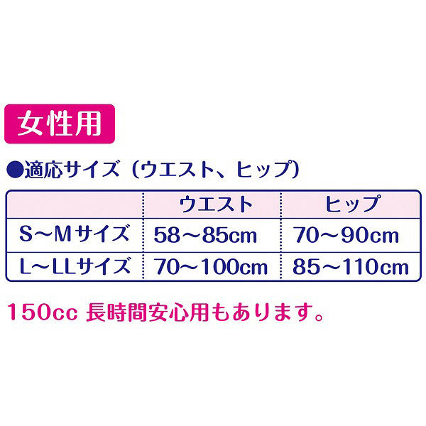 チャームナップ 吸水さらフィ アクティブショーツ 中量用 50cc L～LL 1