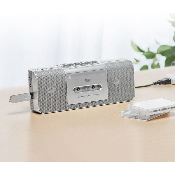 可動品　SANYO ラジオ・ラジカセ FM/AMカセットプレーヤー Amazon | ポータブルカセットテーププレーヤーとレコーダー