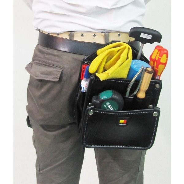 エスコ 200x155x250mm 着脱式腰袋 EA925TD-6 1個（直送品）