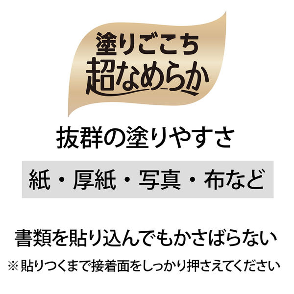 プラス スティックのり スムーズプリット ミディアムサイズ 約22g 10本