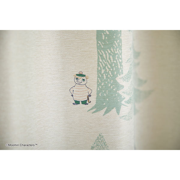 スミノエ ムーミン 遮光カーテン プート 100×178cm ライトブルー