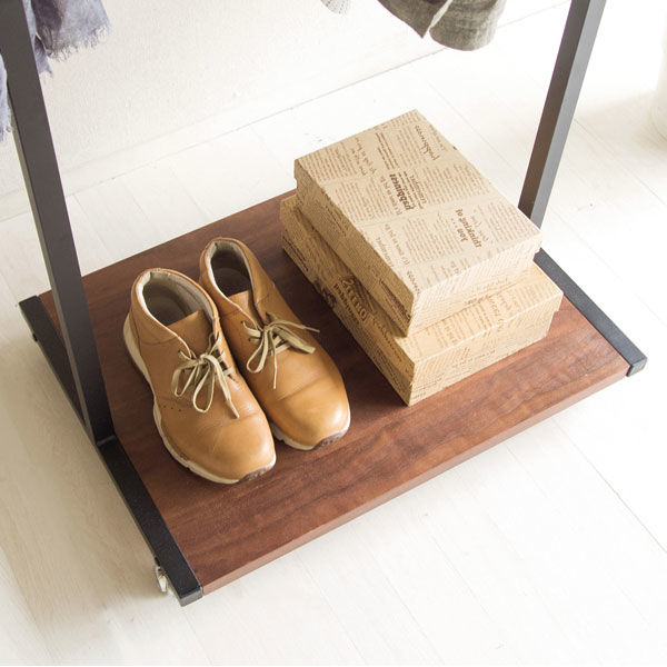 宮武製作所 ダブルハンガーラック Agile（アジル） 幅600×奥行450×高さ1460mm 1台（直送品） 宮武製作所 ラッカー塗装