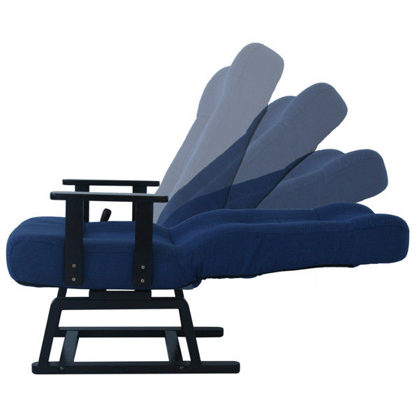 【軒先渡し】ヤマソロ 晶 コイルバネ回転高座椅子 藍色 1台（直送品） ヤマソロ 藍色