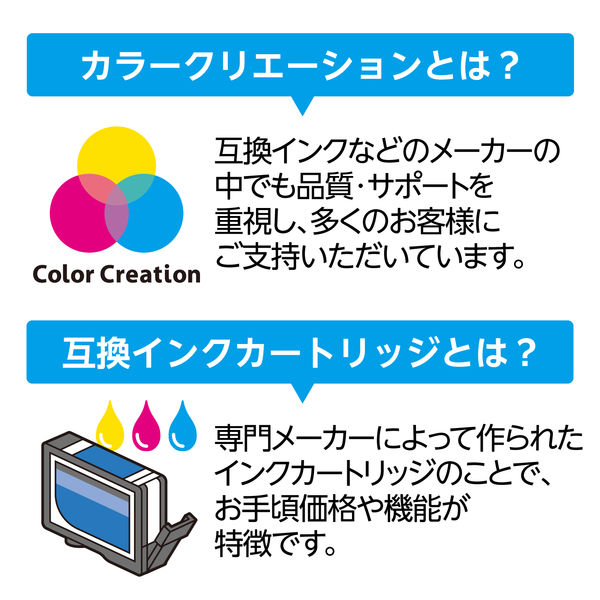 カラークリエーション エプソン（EPSON）用 互換インク CC-EMED