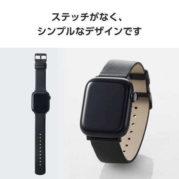 アップルウォッチ バンド (49 45 44 42mm) レザー ベルト