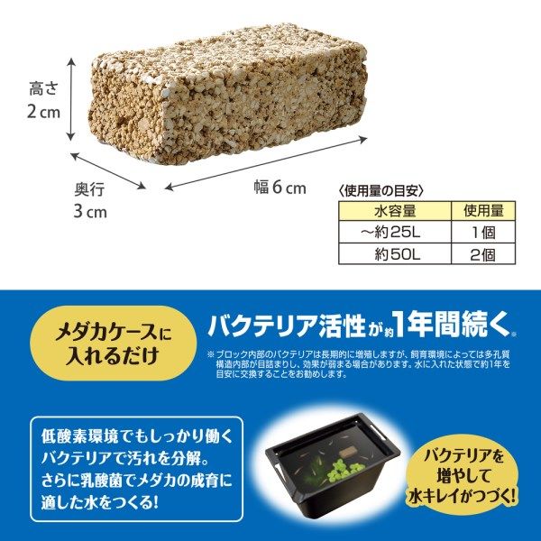 ベストバイオブロック メダカケース用 2個入 1個 ジェックス