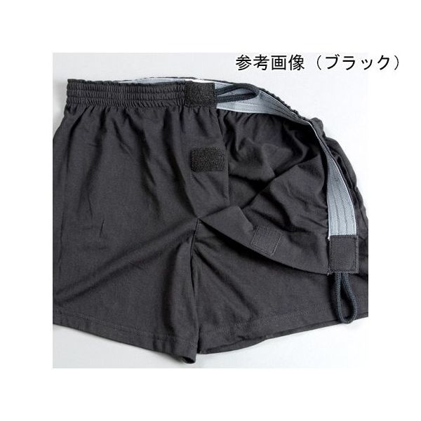 アズワン 前開きトランクス ブラック L 68-1348-12 1枚（直送品