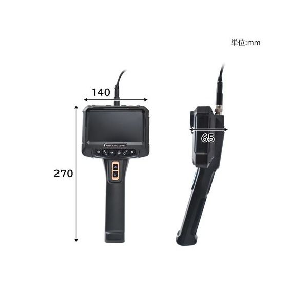 サンコー 2カメラ360度回転式内視鏡1M SMWYSNS1M 1台 68-1905-86（直送