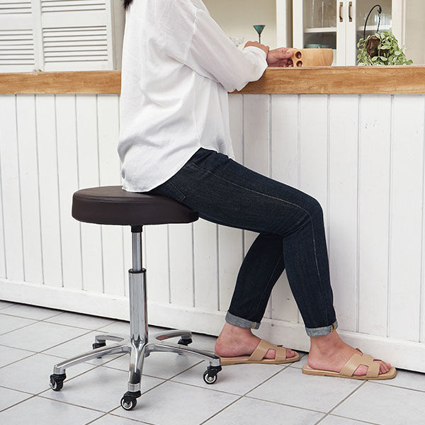 SEVEN BEAUTY (セブンビューティー) ロングスツール DX ブラック 29863