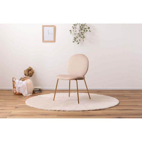 東谷 ROOM ESSENCE チェア ベージュ MYS-202BE 1脚（直送品） - アスクル