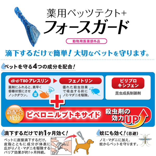DoggyMan フォースガード 5個入り 3箱 セット Amazon | 【動物用医薬部外品】 ドギーマン 薬用ペッツテクト+
