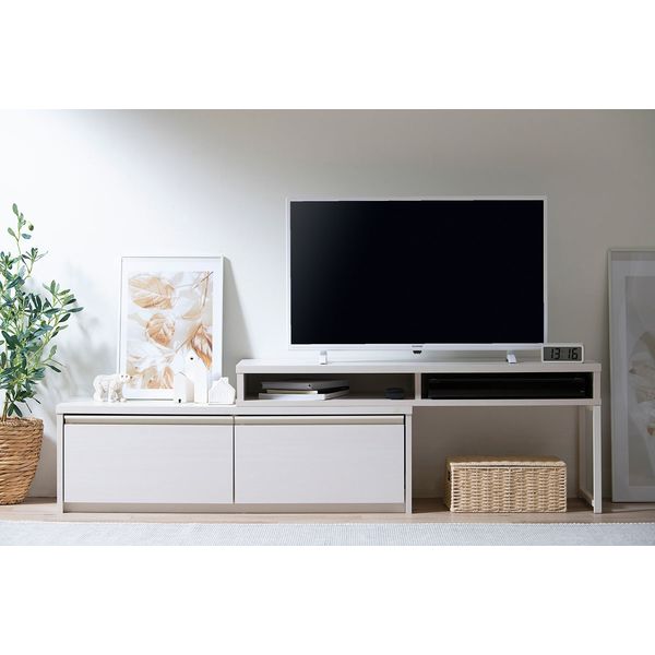 アイリスオーヤマ テレビ台 TV台 幅100cm AVボード 伸縮テレビ台 STS