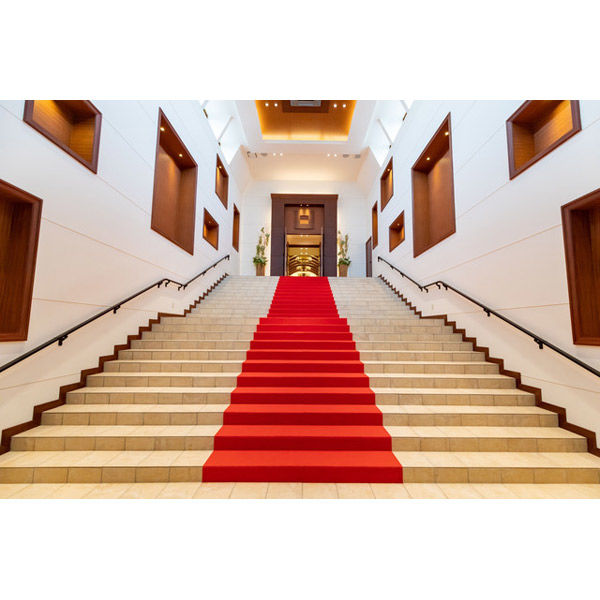 萬葉毛氈 純毛ウール100% 赤 厚み3mm 巾950mm 長さ19.4m 赤3t