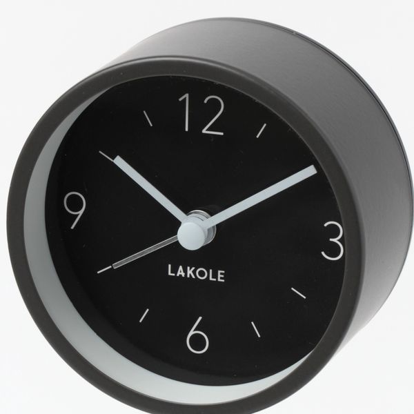 LAKOLE/ラコレ】 ロングネック置き時計 ブラック - アスクル LAKOLE/ラコレ】 ロングネック置き時計 ブラック - アスクル