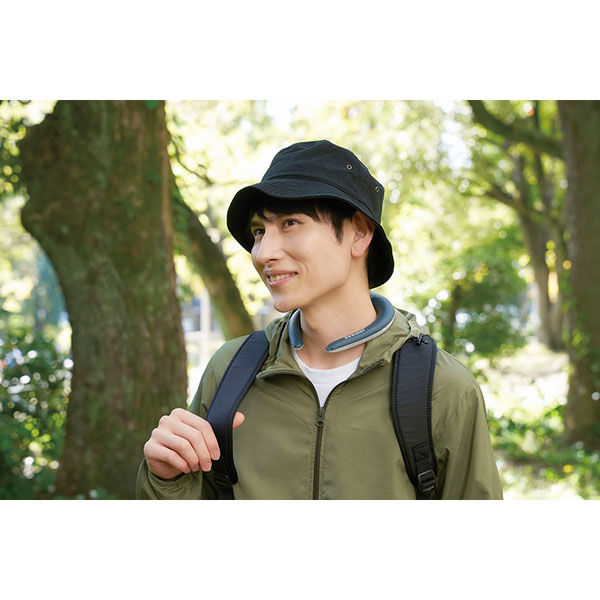 コジット 【熱中症対策】クールネックリング チャコール L