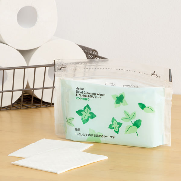 値下げ‼️トイレシート6袋 大王製紙 トイレのおそうじシート ミントの香り 1セット（12枚入×3個