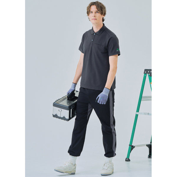 BEAMS DESIGN 半袖ポロシャツ（胸ポケット） ネイビー M B1915