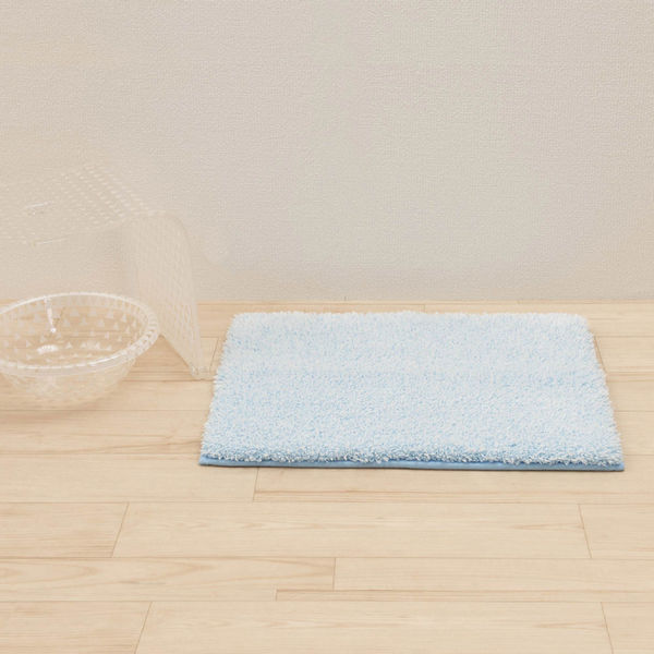 センコー デュアル バスマット 約45×60cm ブルー THE210504 1枚（直送
