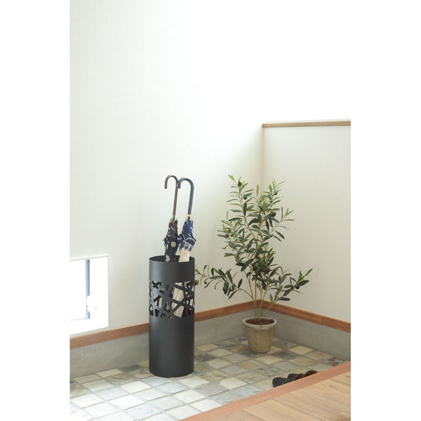 東谷 ROOM ESSENCE 傘立て 幅195×奥行195×高さ490mm ブラック 東谷 ROOM ESSENCE 傘立て 幅195×奥行195×高さ490mm ブラック