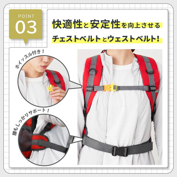 防災セット 1人用 寝袋・マット付き ホワイト EVERSAFEリュック
