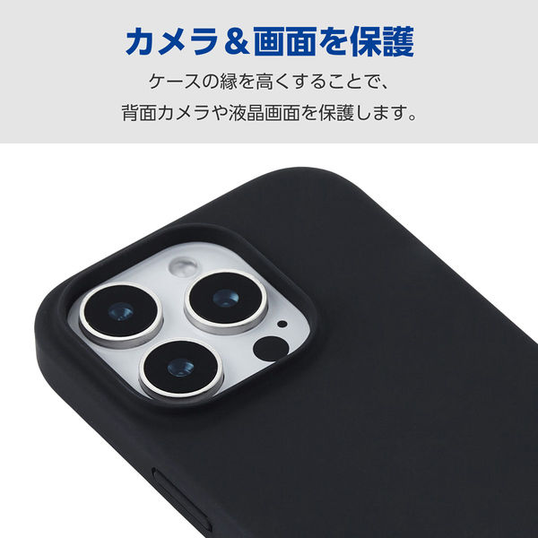 iPhone16 Pro ケース ハイブリッド シリコン アンチダストコート