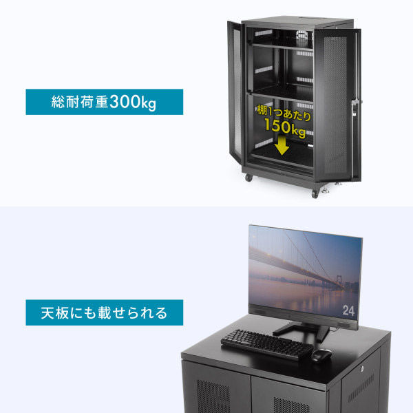 サンワサプライ マルチ収納ラック 幅700×奥行600×高さ1300mm