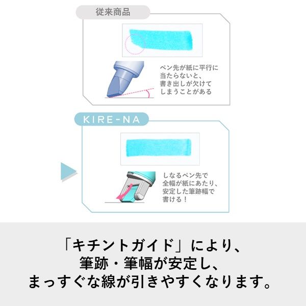 グリーン ツイン蛍光ペン パイロット ツイン蛍光ペン KIREーNA(キレーナ) グリーン SKIW-1