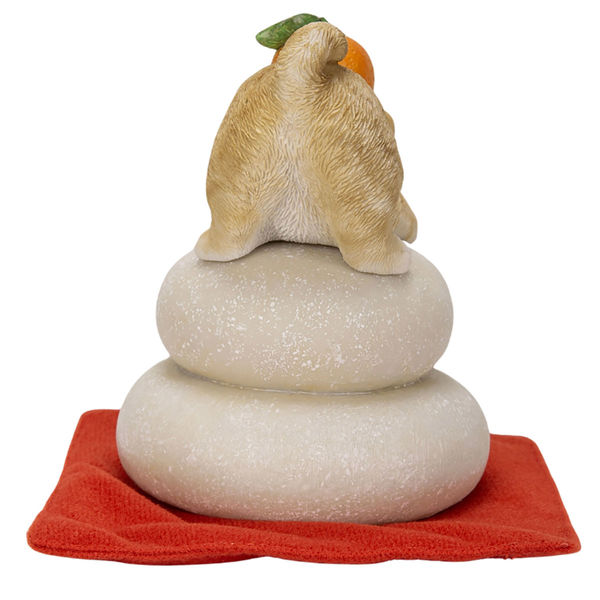 お正月飾り 置物】鏡餅 茶トラ猫☆鏡もち 玄関 グッズ インテリア