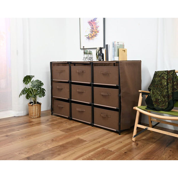 フクダクラフト 衣類チェスト RC-C1175 BRBK 1台（直送品） - アスクル