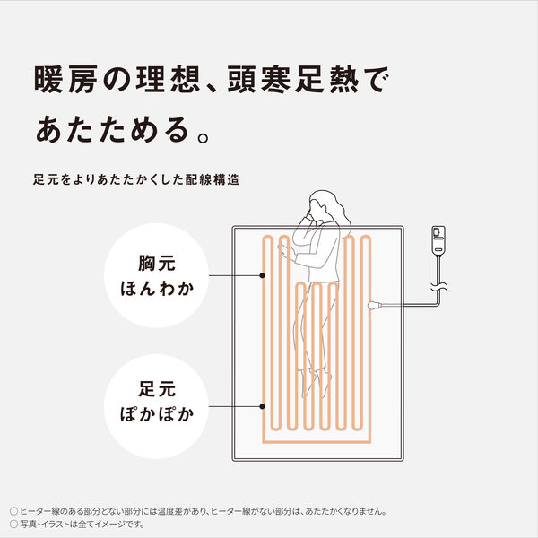 パナソニック 電気毛布 かけしき毛布 DB-RMH10M-H 1台 - アスクル