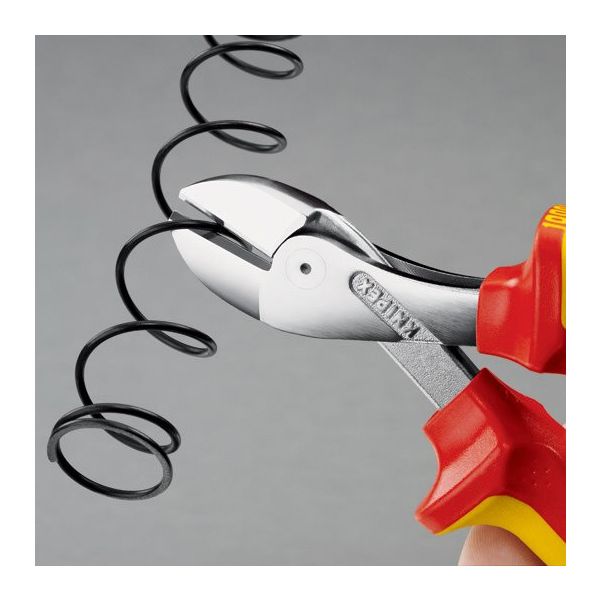 KNIPEX クニペックス 絶縁コンパクトニッパー 落下防止 7306ー KNIPEX クニペックス 絶縁コンパクトニッパー 落下防止 7306ー