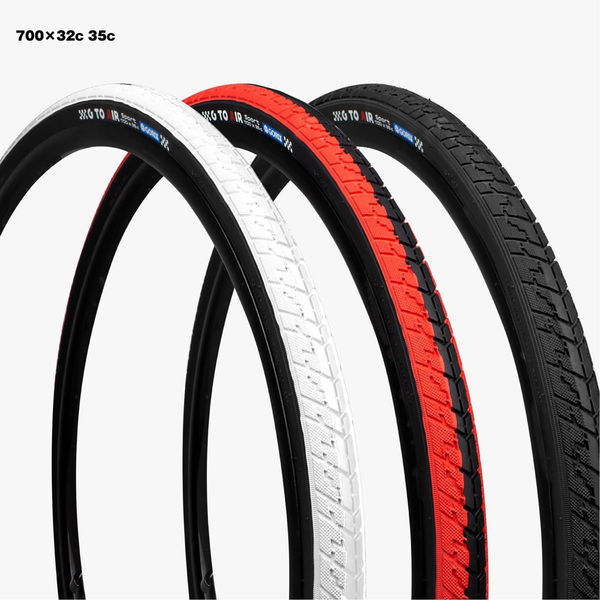 GORIX ゴリックス Gtoair 700×35c レッド 43679 1個（直送品