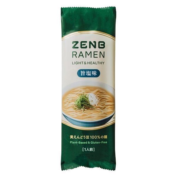 ラーメン専用 ZENB RAMEN（ゼンブラーメン）醤油味 黄えんどう豆100％ 1人前