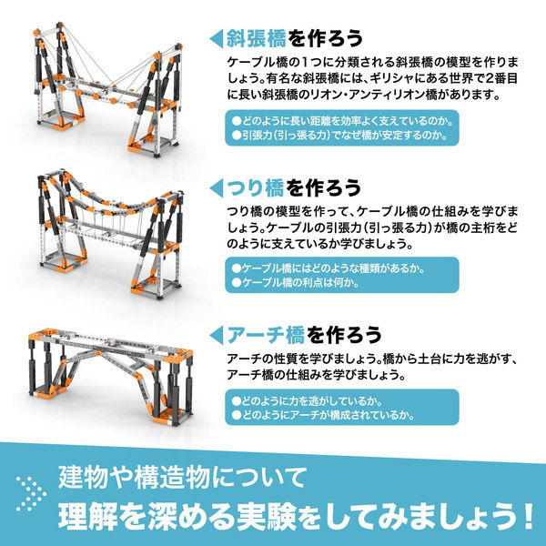 STEAMS LAB JAPAN エンジニアリングブロック STEM STRUCTURES 建築構造