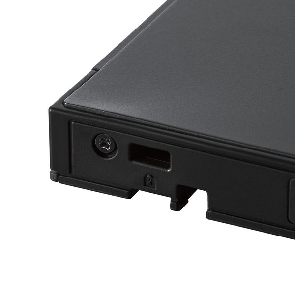ロジテック Blu-rayディスクドライブ/USB3.0/スリム/書き込みソフト付/UHDBD対応 LBD-PWA6U3LBK BDドライブ