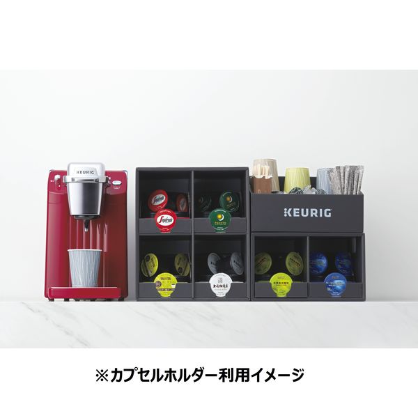 ユニカフェ キューリグ スターターセット ブラック 1セット（マシン本体+カプセル6種×各12杯分+カプセルホルダー）