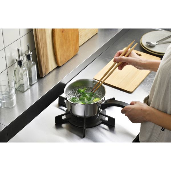 アイリスオーヤマ ステンレスシリーズ 湯切りなべ片手16cm ガラス