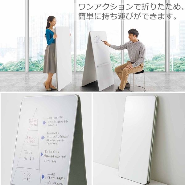 都内で マテリボ 組立設置込】コクヨ ホワイトボード 幅665 ポケット型 オフィス家具