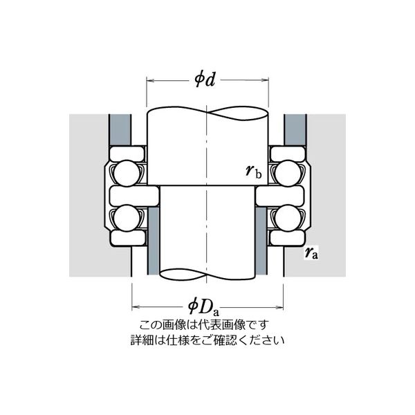 日本精工 複式スラスト玉軸受 52320 1個（直送品） - アスクル