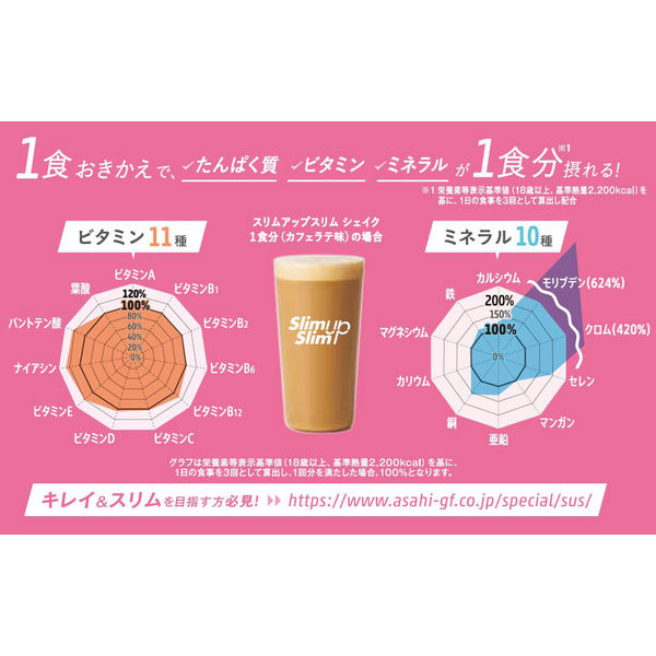 アサヒグループ食品株式会社 スリムアップスリムシェイク（7食） 1個