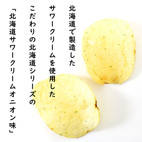 山芳製菓 ポテトチップス 北海道サワークリームオニオン味 6袋