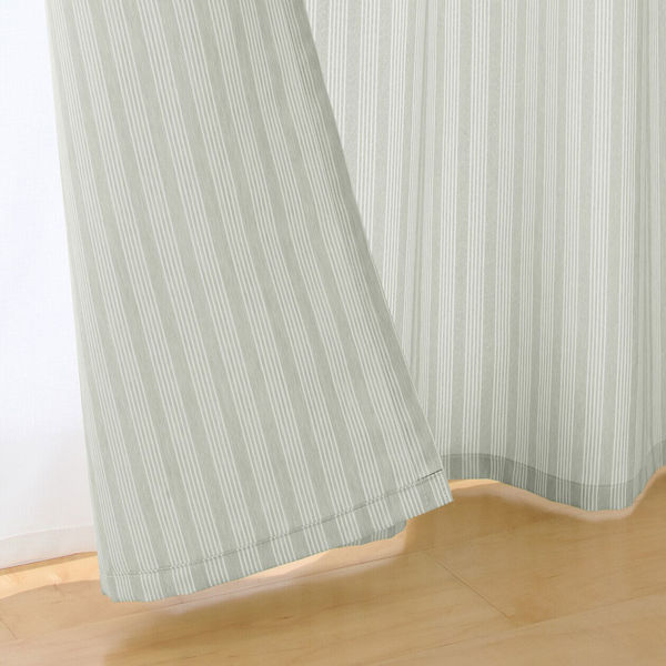 無印良品 再生ポリエステル使い ノンプリーツカーテン 幅100×丈