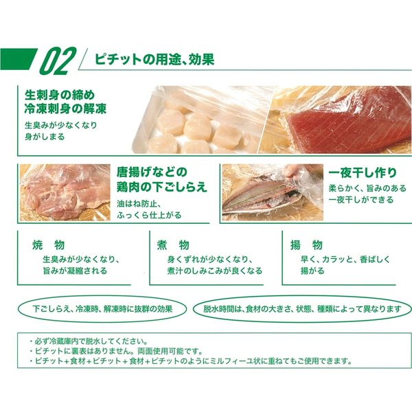 業務用 鮮度保持シート ピチット レギュラー 脱水シート 高吸収タイプ