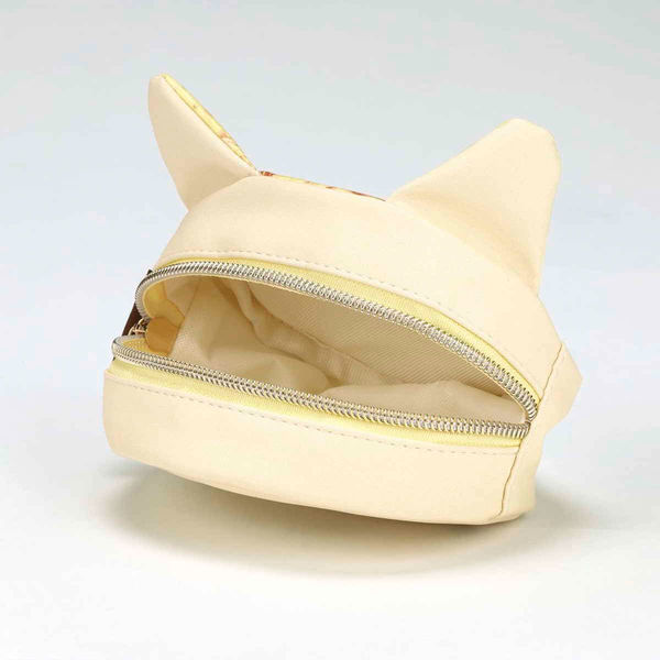 スケーター ポーチ ダイカットポーチ フェイス 茶太郎ときなこ