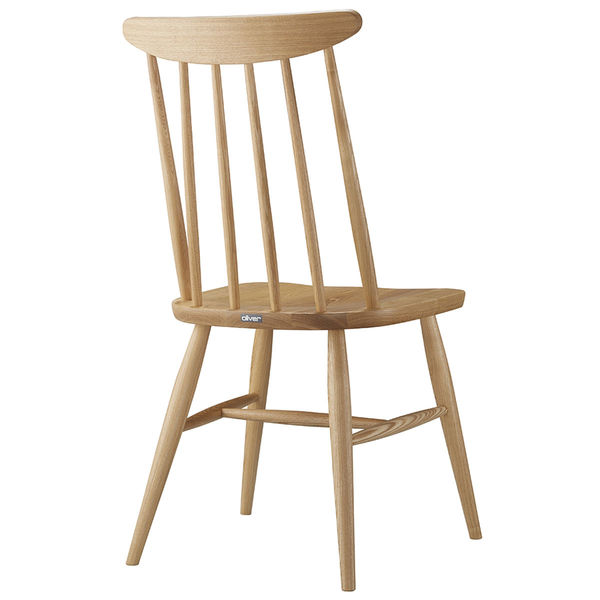 軒先渡し】オリバー ウィンザーチェア カフェチェア 板座 ナチュラル