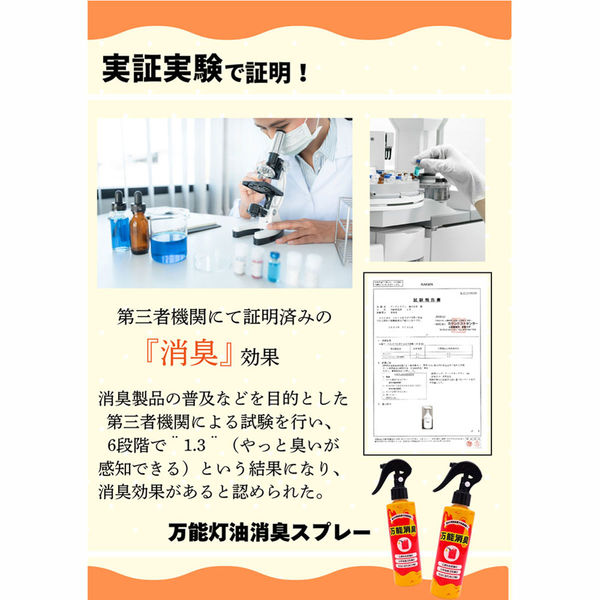 【スペシャル】あなただけの願いに添ったオリジナルブレンド☆10mlパワースプレー ディアンドディ マックスクリーナー 万能灯油消臭スプレー 200mL