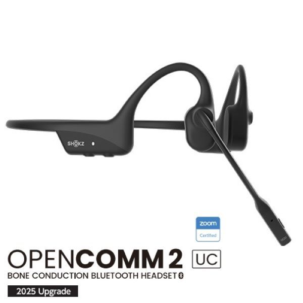 ブルートゥースイヤホン 耳かけ型 骨伝導 OpenComm2 UC USB-A