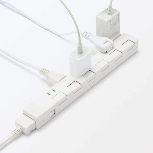 無印良品 ジョイントタップ ロック付 コンセント6個口 個別