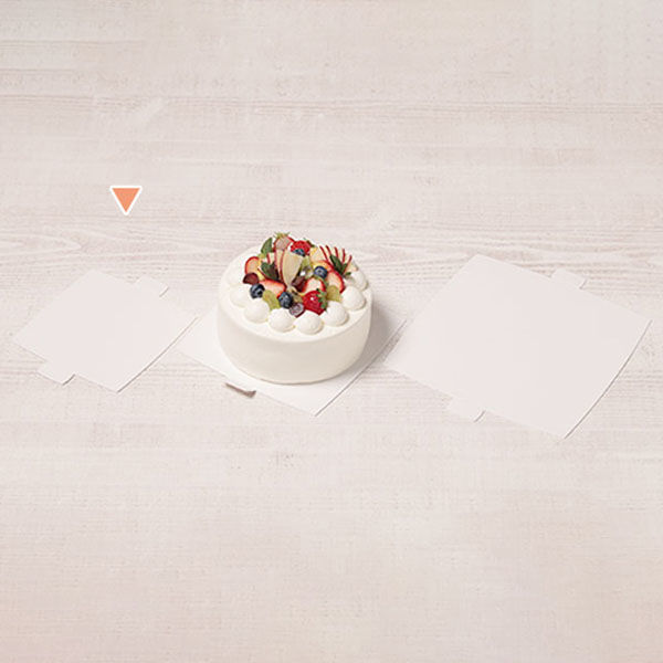 サガシキ ケーキトレー nw紙トレー 角 ホワイト4号 4582673774410 1