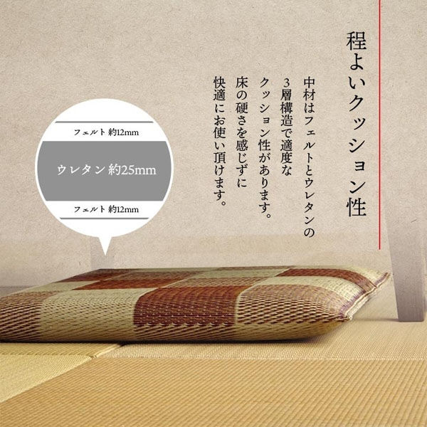 イケヒコ・コーポレーション ブロック 座布団 グリーン 55×55cm